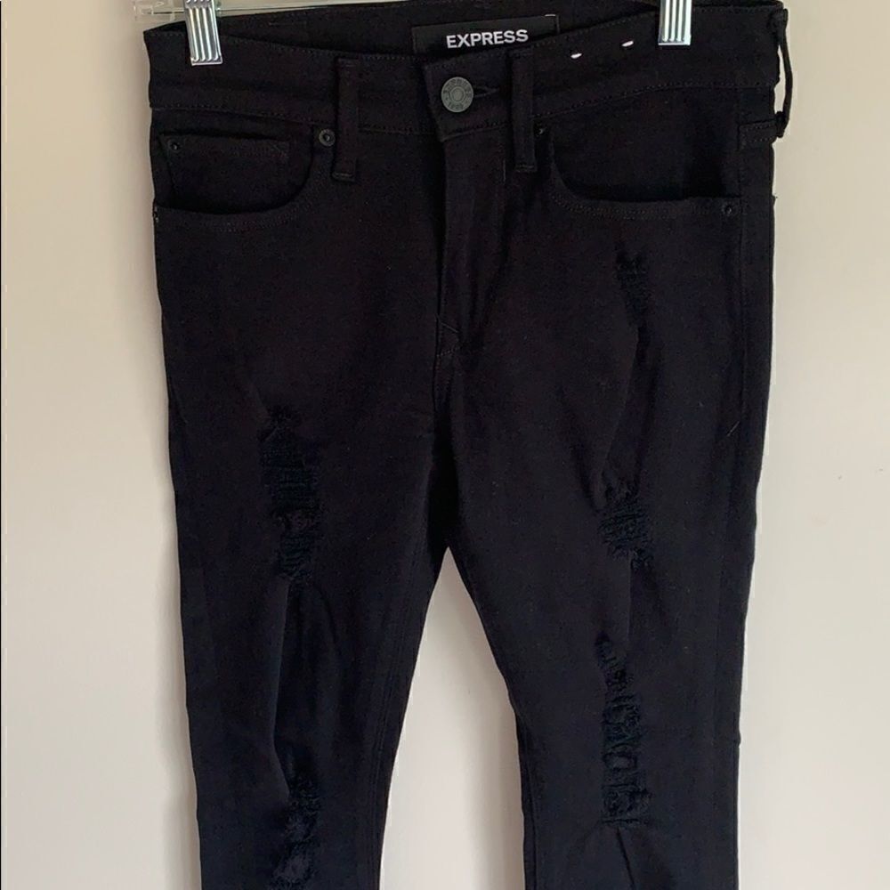 Straight leg jeans